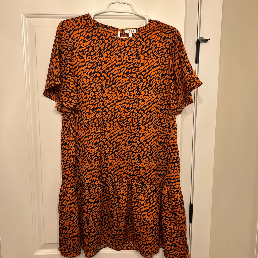 TCEC leopard dress. Size Medium